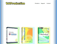 Tablet Screenshot of bmproduction.net